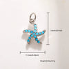 Marine Jewelry Accessories Copper Animal Style Shell Starfish Conch Fish Pendant Electroplated
