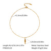 Marine Pendant Necklace Stainless Steel Jewelry With Ocean Breeze Style Pvd Furnace Vacuum Real Gold Plated