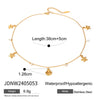 Marine Series Pearl Starfish Shell Necklace Jewelry Stainless Steel Titanium Steel Geometric Electroplated For Women