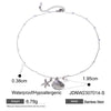 Marine Series Pearl Starfish Shell Necklace Jewelry Stainless Steel Titanium Steel Geometric Electroplated For Women