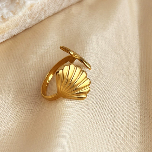Marine Series Stainless Steel Geometric Heart Style Electroplated Earrings For Couple