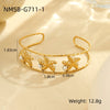 Marine Series Starfish Conch Stainless Steel Electroplated Fashion Elegant Bracelet