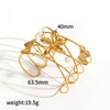 Marine Style Animal Stainless Steel Bracelet For Women With Electroplating