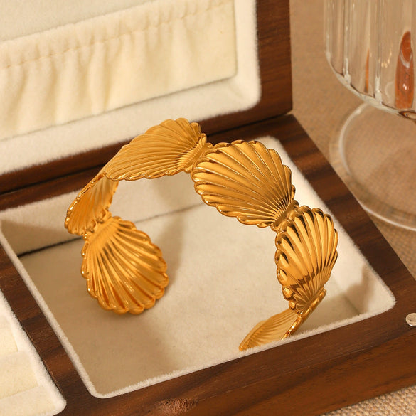 Marine Style Stainless Steel Electroplated Bracelet For Women