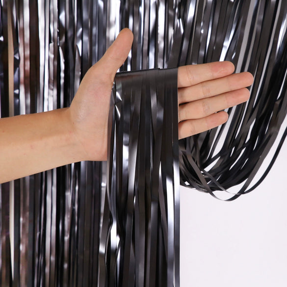 Matte Rain Silk Curtain For Party Decoration
