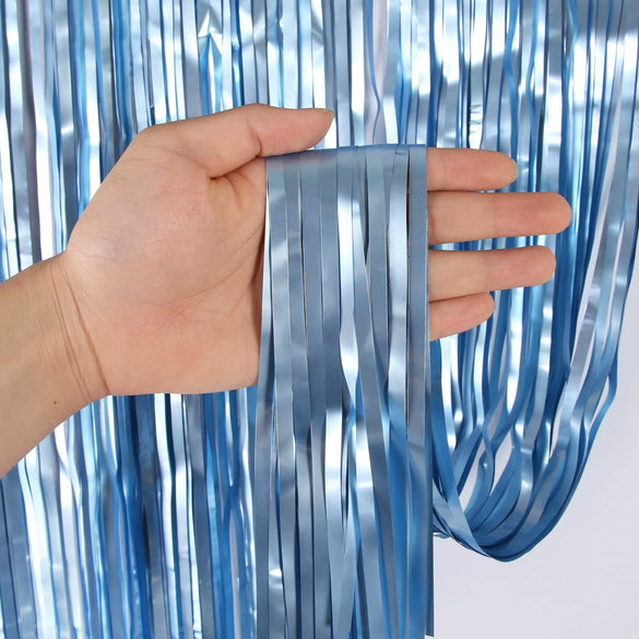 Matte Rain Silk Curtain For Party Decoration