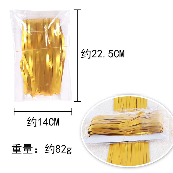 Matte Rain Silk Curtain For Party Decoration