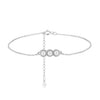 May New Freshwater Pearl S925 Sterling Silver Elegant Long Ear Line Earrings With 5A Eight Heart Eight Arrows Zircon Electroplated