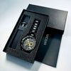 Mechanical Sports Men's Watch With Alloy Case Round Dial And Stainless Steel Strap