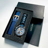 Mechanical Sports Men's Watch With Alloy Case Round Dial And Stainless Steel Strap