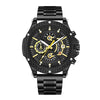 Mechanical Sports Men's Watch With Alloy Case Round Dial And Stainless Steel Strap