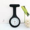 Medical Watch Plastic Case Stainless Steel Buckle Silicone Strap Round Dial Casual Style Tshaped