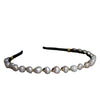 Medieval Style Natural Freshwater Baroque Pearl Headband With Retro Temperament Green Design