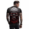 Men'S Skull Streetwear Round Neck Short Sleeve Regular Fit Men'S T-Shirt