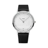 Men's Alloy And Pu Casual Waterproof Quartz Wristwatch With Round Dial