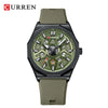 Men's Alloy And Silicone Fashion Casual Quartz Watch With Round Dial And Titanium Metal Clasp