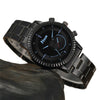 Men's Alloy And Stainless Steel Band Fashion Round Dial Gear Dial Quartz Watch 4Piece Gift Box Set