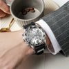 Men's Alloy And Stainless Steel Casual Business Round Dial Quartz Watch