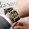 Men's Alloy And Stainless Steel Casual Business Round Dial Quartz Watch
