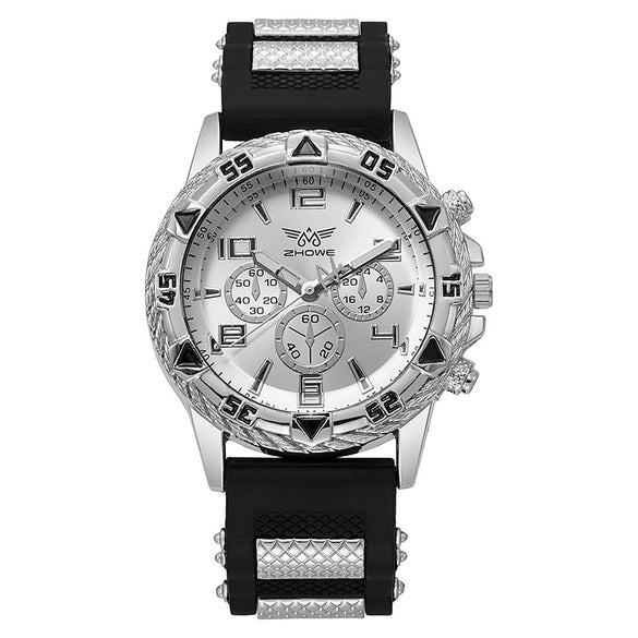 Men's Alloy And Stainless Steel Casual Business Round Dial Quartz Watch