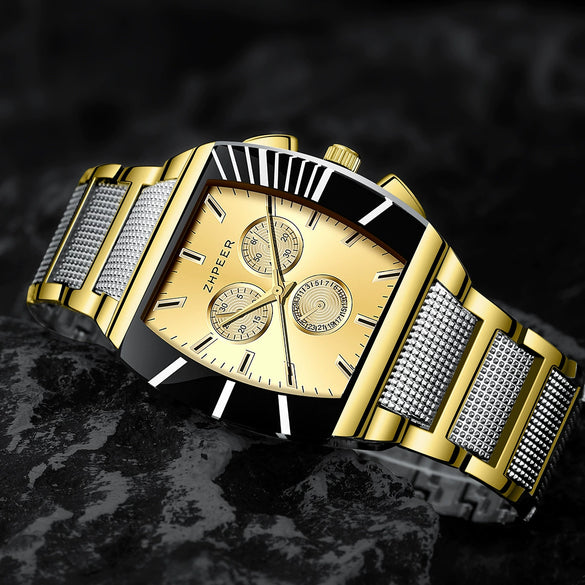 Men's Alloy And Stainless Steel Casual Watch