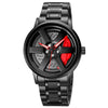 Men's Alloy And Stainless Steel Luminous Sports Car Personality Trend Round Watch