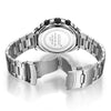 Men's Alloy And Stainless Steel Multifunctional Quartz Watch With Round Dial And Insurance Buckle