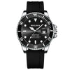 Men's Alloy And Stainless Steel Round Business Style Imitation Mechanical Waterproof Luminous Watch