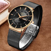 Men's Alloy And Stainless Steel Round Dial Quartz Movement Business Style Outdoor Sports Watch