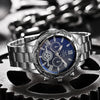 Men's Alloy And Stainless Steel Round Dial Quartz Watch Fashion Luxury Elegant Style