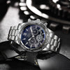 Men's Alloy And Stainless Steel Round Dial Quartz Watch Fashion Luxury Elegant Style