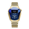 Men's Alloy And Stainless Steel Round Dial Quartz Waterproof Fashion Watch