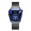 Men's Alloy And Stainless Steel Round Dial Quartz Waterproof Fashion Watch