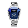 Men's Alloy And Stainless Steel Round Dial Quartz Waterproof Fashion Watch