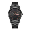 Men's Alloy And Stainless Steel Waterproof Luminous Quartz Watch With Round Dial