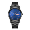 Men's Alloy And Stainless Steel Waterproof Luminous Quartz Watch With Round Dial