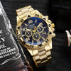 Men's Alloy And Steel Strip Casual Watch With Round Dial