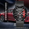 Men's Alloy Automatic Movement Waterproof Round Watch With Steel Strap
