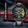 Men's Alloy Automatic Movement Waterproof Round Watch With Steel Strap