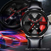 Men's Alloy Automatic Movement Waterproof Round Watch With Steel Strap