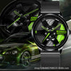 Men's Alloy Automatic Movement Waterproof Round Watch With Steel Strap