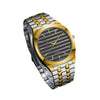 Men's Alloy Band Square Dial Quartz Watch Business Casual Fashion Style