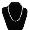Men's Alloy Beaded Handmade Geometric Cross Shaped Pendant Necklace