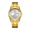 Men's Alloy Business Style Luminous Waterproof Calendar Watch