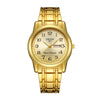 Men's Alloy Business Style Luminous Waterproof Calendar Watch