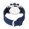 Men's Alloy Case Silicone Strap Round Dial Luminous Waterproof Chronograph Quartz Sports Watch With Printed Logo