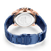 Men's Alloy Case Stainless Steel Band Round Dial Business Quartz Watch With Chronograph And Calendar
