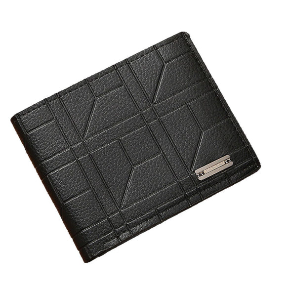 Men's Alloy Case Stainless Steel Buckle Imitation Leather Strap Round Dial Belt Watch