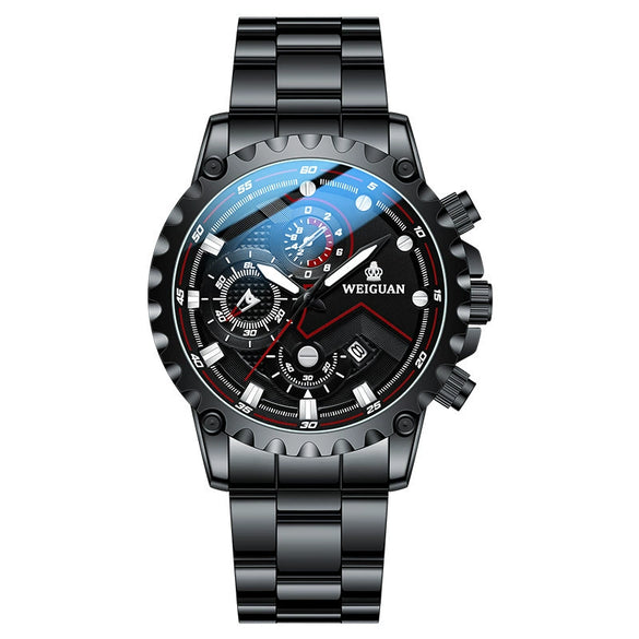 Men's Alloy Case Stainless Steel Strap Fully Automatic Mechanical Round Dial Business Style Waterproof Watch With Mineral Strengthened Glass Mirror