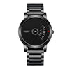 Men's Alloy Case Stainless Steel Strap Round Dial Leisure Quartz Wristwatch